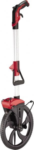 Milwaukee Tool - 10,000' Counter Limit, 10,000' OAL, Measuring Wheel - 0.0025" Accuracy per 100", Measures in Feet - Exact Tooling