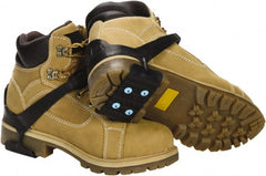 Duenorth - Size Universal, (Women's Size Universal) Strap-On Cleat - Tungsten Carbide Spike Traction, Black - Exact Tooling