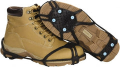Duenorth - Size S, (Women's Size S) Strap-On Cleat - Tungsten Carbide Spike Traction, Black - Exact Tooling