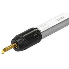 Iscar - 4mm ID x 22mm OD Boring & Grooving Bar Holders - 100mm OAL, 0.57" Head Diam, Through Coolant, Series PICCO - Exact Tooling