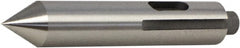 Bison - 14mm Nose Diam, 1.65 to3.94" Turning Diam, Standard Point Face Driver Center - Exact Tooling