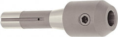 Bison - R8 Taper Shank 1-1/4" Hole End Mill Holder/Adapter - 2-1/2" Nose Diam, 2-7/8" Projection, 7/16-20 Drawbar - Exact Tooling