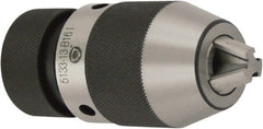 Bison - JT6, 1/8 to 5/8" Capacity, Tapered Mount Steel Drill Chuck - Keyless, Taper Shank - Exact Tooling