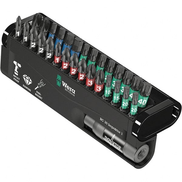 Wera - Power & Impact Screwdriver Bit Sets Point Type: Hex; Phillips; Torx Tool Type: Hex; Phillips; Torx - Exact Tooling