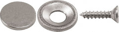 Mag-Mate - 1/8" Long x 9/16" Wide x 9/16" High, Magnetic Touch Latch - Neodymium & Steel, with Nickel Plated Finish - Exact Tooling