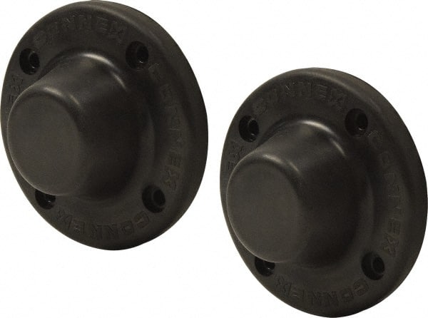 Mag-Mate - 4" Long Rubber Insulated Magnetic Door Holder - Weatherproof Grade - Exact Tooling