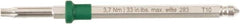 Wiha - 4mm Drive T25 Torx Screwdriver Bit - 75mm OAL - Exact Tooling
