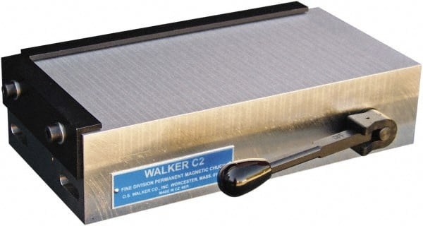 Walker - Fine Pole Rectangular Permanent Chuck - 18" Long x 8" Wide x 2.79" High - Exact Tooling