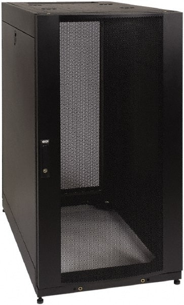 Tripp-Lite - 23.63" Overall Width x 25" Rack Height x 43" Overall Depth Data Cable Enclosure - 3,000 Lb Capacity, Black - Exact Tooling