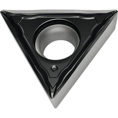 Walter - TCMT FM4 Grade WSM10S Turning Insert - TiAlN+Al2O3+(Al) Finish, 60° Triangle, 9.53mm Inscr Circle, 3.97mm Thick, 0.8mm Corner Radius - Exact Tooling