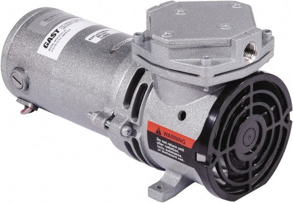 Gast - Diaphragm-Type Vacuum Pumps Horsepower: 1/8 Cubic Feet per Minute: 0.70 - Exact Tooling