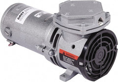 Gast - Diaphragm-Type Vacuum Pumps Horsepower: 1/8 Cubic Feet per Minute: 0.70 - Exact Tooling