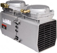 Gast - Diaphragm-Type Vacuum Pumps Horsepower: 1/2 Cubic Feet per Minute: 3.30 - Exact Tooling
