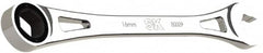 SK - 16mm 6 Point Combination Wrench - 10.38" OAL, Steel, Full Polish Finish - Exact Tooling