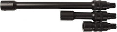 SK - 1/2" Drive Socket Locking Impact Extension Set - 3 Pieces, Includes 3, 5, 10" Lengths - Exact Tooling