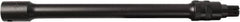 SK - 3/8" Drive Impact Locking Socket Extension - 12" OAL, Black Finish - Exact Tooling