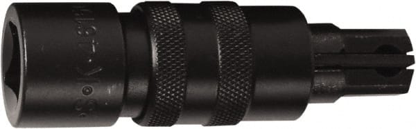 SK - 3/8" Drive Impact Locking Socket Extension - 3" OAL, Black Finish - Exact Tooling