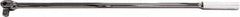SK - 3/4" Drive Socket Knurled Handle - 37" OAL, Full Polish Chrome Finish - Exact Tooling