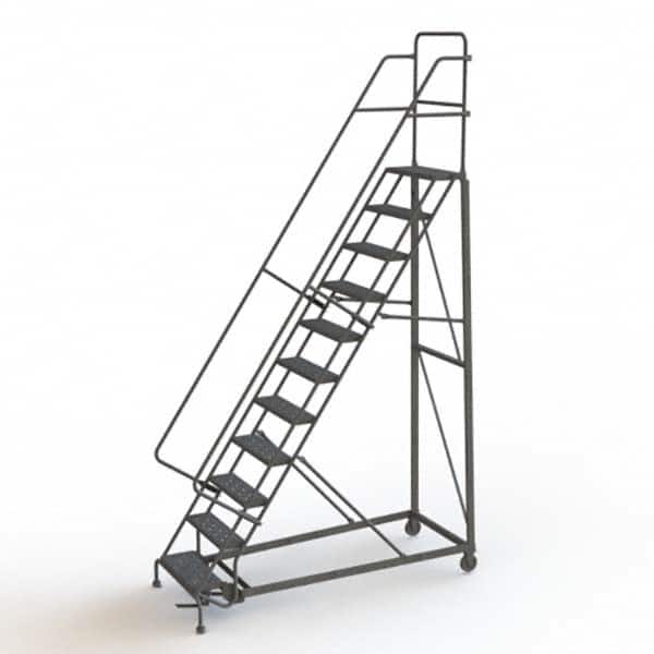 TRI-ARC - Rolling & Wall Mounted Ladders & Platforms Type: Rolling Warehouse Ladder Style: Rolling Safety Ladder - Exact Tooling