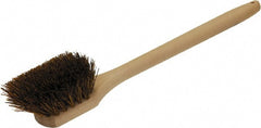 O-Cedar - 2" Bristle Length, Palmyra Utility Scrub Brush - 20" Long x 3" Wide Head, 20" OAL, Beige, Wood Block - Exact Tooling