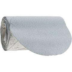 Tru-Maxx - 6" Diam, 320 Grit Silicon Carbide Adhesive PSA Disc - Extra Fine Grade, White, C Weighted Backing, Flexible, 3,000 Max RPM - Exact Tooling