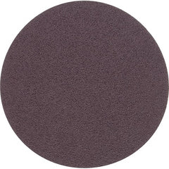 Tru-Maxx - 5" Diam, 60 Grit Aluminum Oxide Adhesive PSA Disc - Medium Grade, Gold, C Weighted Backing, Flexible, 3,000 Max RPM - Exact Tooling