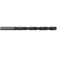 DORMER - 4.76mm 140° Spiral Flute Solid Carbide Taper Length Drill Bit - Exact Tooling