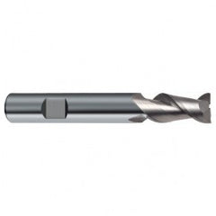 20mm Dia. - 104mm OAL - 45° Helix Bright Carbide End Mill - 2 FL - Exact Tooling