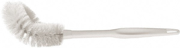 O-Cedar - 17" OAL Toilet Bowl Brush - Polypropylene Bristles, 1" Bristle Length, Plastic Handle, White - Exact Tooling