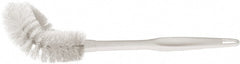 O-Cedar - 17" OAL Toilet Bowl Brush - Polypropylene Bristles, 1" Bristle Length, Plastic Handle, White - Exact Tooling