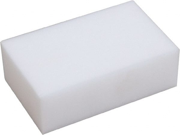 O-Cedar - 4-1/2" Long x 2-3/4" Wide x 1-1/2" Thick Eraser - Light-Duty, White - Exact Tooling