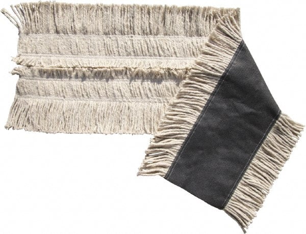O-Cedar - 36" Long x 5" Wide Cotton Dust Mop Head - Slip-On/Slip-Through Backing, Launderable - Exact Tooling