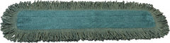 O-Cedar - 18" Long x 5" Wide Microfiber Dust Mop Pad - Hook & Loop, Launderable - Exact Tooling