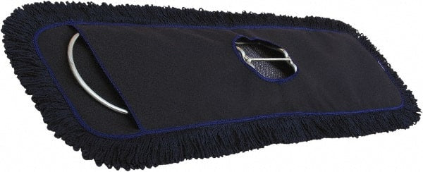 O-Cedar - 48" Long x 5" Wide Microfiber Dust Mop Head - Slip-On/Slip-Through Backing, Launderable - Exact Tooling