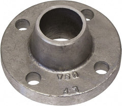 Latrobe Foundry - 3/4" Pipe, 3-7/8" OD, Weld Neck Aluminum Flange - 4 Holes, 1/2" Across Bolt Hole Centers, 150 psi, 2-1/16" Hub Length - Exact Tooling