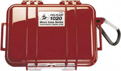 Pelican Products, Inc. - 4-3/4" Wide x 2-1/8" High, Clamshell Hard Case - Red, Polycarbonate - Exact Tooling
