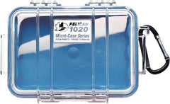 Pelican Products, Inc. - 4-3/4" Wide x 2-1/8" High, Clamshell Hard Case - Clear/Blue, Polycarbonate - Exact Tooling