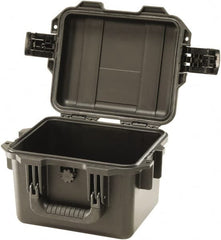 Pelican Products, Inc. - 9-51/64" Wide x 7-45/64" High, Clamshell Hard Case - Black, HPX High Performance Resin - Exact Tooling
