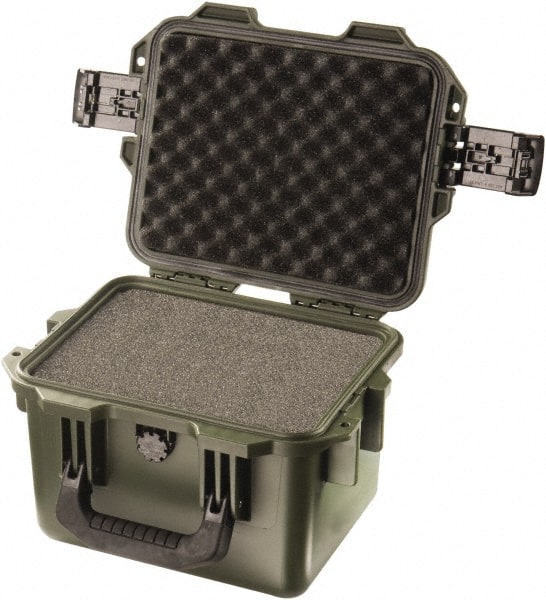 Pelican Products, Inc. - 9-51/64" Wide x 7-45/64" High, Clamshell Hard Case - Olive, HPX High Performance Resin - Exact Tooling