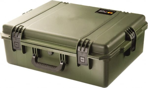Pelican Products, Inc. - 19-45/64" Wide x 8-39/64" High, Clamshell Hard Case - Olive, HPX High Performance Resin - Exact Tooling