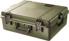 Pelican Products, Inc. - 19-45/64" Wide x 8-39/64" High, Clamshell Hard Case - Olive, HPX High Performance Resin - Exact Tooling