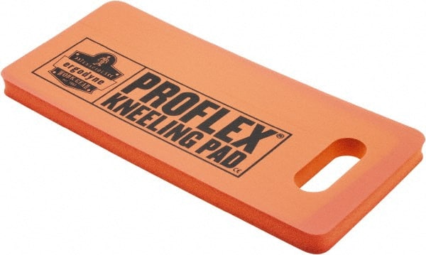 Ergodyne - Dry Environment, Anti-Fatigue Matting - Orange, Nitrile Rubber with Vinyl Foam Base, Straight - Exact Tooling