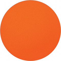 Norton - 20" Diam, 120 Grit Ceramic Adhesive PSA Disc - Medium Grade, Orange, Y Weighted Backing, Flexible - Exact Tooling