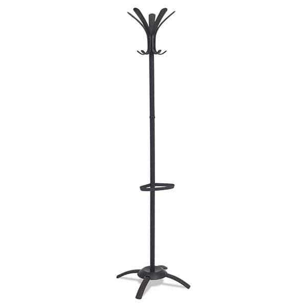 Alba - Coat Racks, Hooks & Shelving Type: Floor Rack Number of Hooks: 10 - Exact Tooling