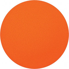 Norton - 20" Diam, 60 Grit Ceramic Adhesive PSA Disc - Coarse Grade, Orange, Y Weighted Backing, Flexible - Exact Tooling