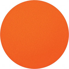 Norton - 12" Diam, 50 Grit Ceramic Adhesive PSA Disc - Coarse Grade, Orange, Y Weighted Backing, Flexible - Exact Tooling