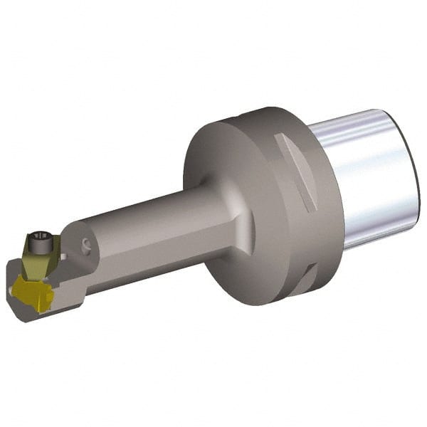 Kennametal - Insert Style NG 2R, 100mm Head Length, Left Hand Cut, Internal Modular Threading Cutting Unit Head - System Size PSC50, 13mm Center to Cutting Edge, Series Top Notch - Exact Tooling