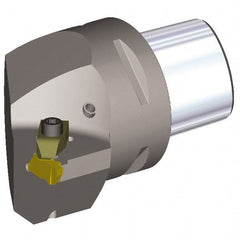 Kennametal - NG4R Insert, 52mm Head Length, Modular Grooving Cutting Unit Head - Left Hand Cut, System Size PSC50, Through Coolant, Series Top Notch - Exact Tooling