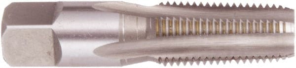 Regal Cutting Tools - 1 - 11-1/2 NPT Thread, 5 Flute Standard Pipe Tap - 3-3/4" OAL, 1-3/4" Thread Length, 1-1/8" Shank Diam, Bright Finish, High Speed Steel - Exact Tooling