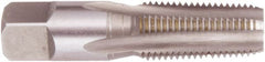 Regal Cutting Tools - 1/4-18 PTF SAE Thread, 4 Flute Short Projection Standard Pipe Tap - 2-7/16" OAL, Bright Finish, High Speed Steel - Exact Tooling